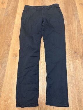 rag & bone Navy Straight-Leg Denim Dark Navy Chinos Size 33 M1723D017DDN